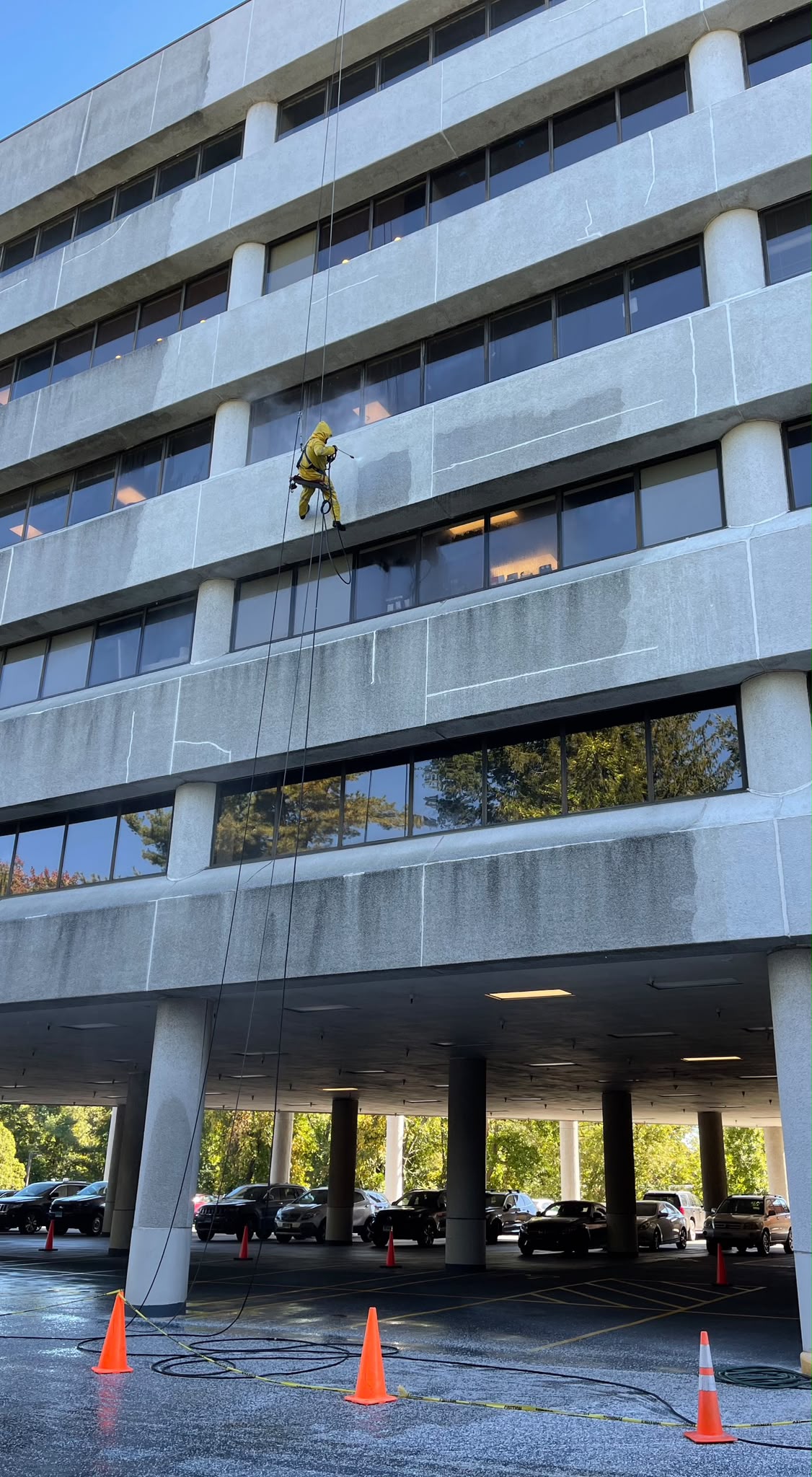 High Rise Power Washing